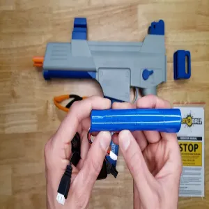 blue color battery for pellet water gun SRB 400